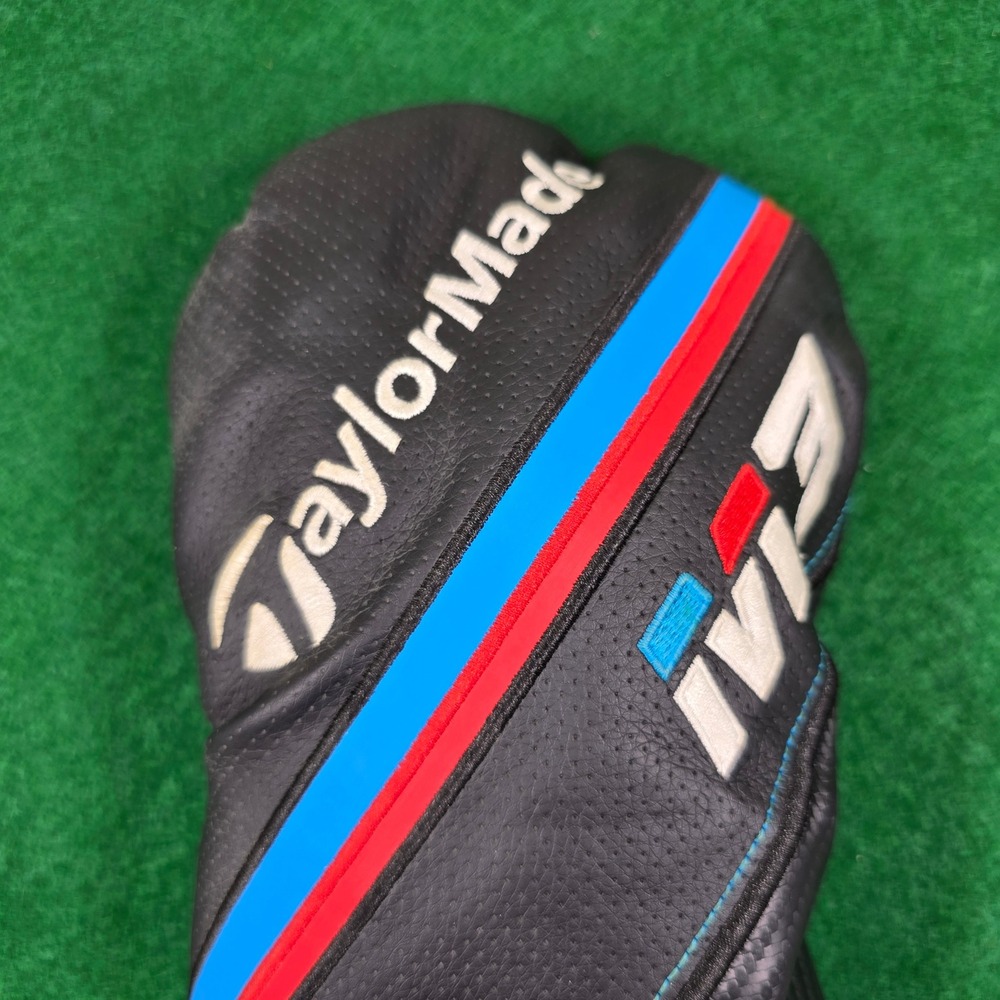 TaylorMade M3 Driver Headcover Black Blue Red Striped Golf Club Cover
